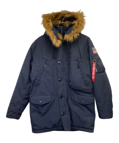 ALPHA（アルファ）ALPHA (アルファ) N-3B POLAR PARKA（N3-B ポーラー パーカ） ネイビー サイズ:Lの古着・服飾アイテム