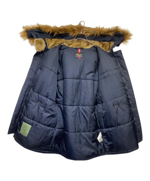 ALPHA（アルファ）ALPHA (アルファ) N-3B POLAR PARKA（N3-B ポーラー パーカ） ネイビー サイズ:Lの古着・服飾アイテム