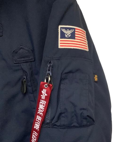 ALPHA（アルファ）ALPHA (アルファ) N-3B POLAR PARKA（N3-B ポーラー パーカ） ネイビー サイズ:Lの古着・服飾アイテム