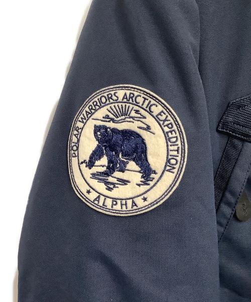 ALPHA（アルファ）ALPHA (アルファ) N-3B POLAR PARKA（N3-B ポーラー パーカ） ネイビー サイズ:Lの古着・服飾アイテム