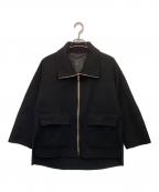 Nobleノーブル）の古着「キャレメルミックスリバージップコート」｜ブラック