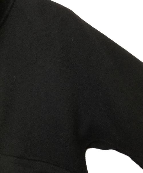 Noble（ノーブル）Noble (ノーブル) キャレメルミックスリバージップコート ブラック サイズ:36の古着・服飾アイテム