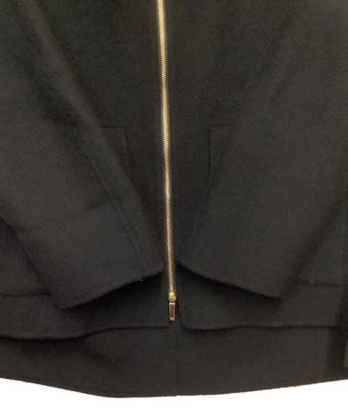 Noble（ノーブル）Noble (ノーブル) キャレメルミックスリバージップコート ブラック サイズ:36の古着・服飾アイテム