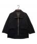 Noble（ノーブル）の古着「キャレメルミックスリバージップコート」｜ブラック
