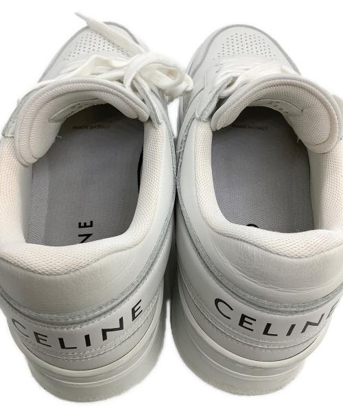 CELINE（セリーヌ）CELINE (セリーヌ) ブロックスニーカーウェッジソール ホワイト サイズ:37の古着・服飾アイテム