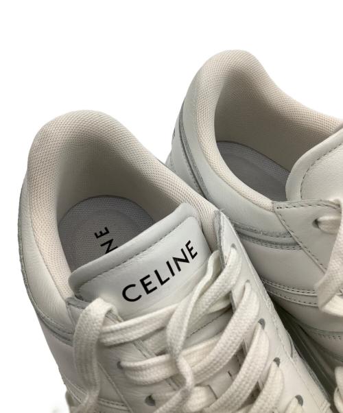 CELINE（セリーヌ）CELINE (セリーヌ) ブロックスニーカーウェッジソール ホワイト サイズ:37の古着・服飾アイテム