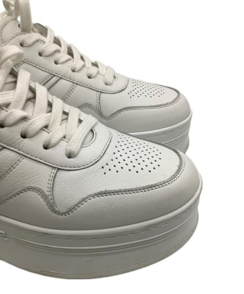 CELINE（セリーヌ）CELINE (セリーヌ) ブロックスニーカーウェッジソール ホワイト サイズ:37の古着・服飾アイテム