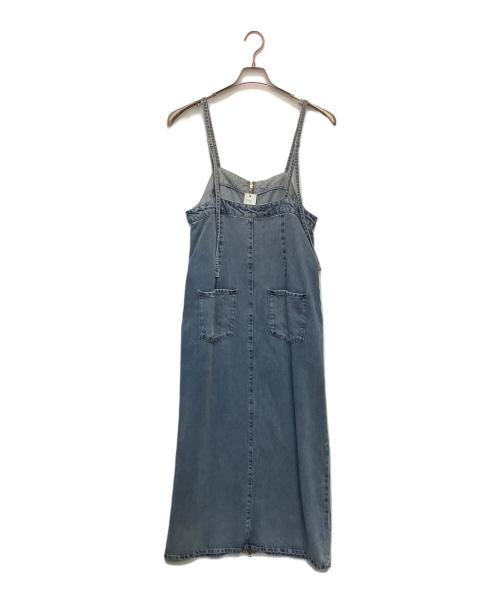 DOUDOU（ドゥドゥ）DOUDOU (ドゥドゥ) リヨセルデニムジャンスカ ブルー サイズ:38の古着・服飾アイテム