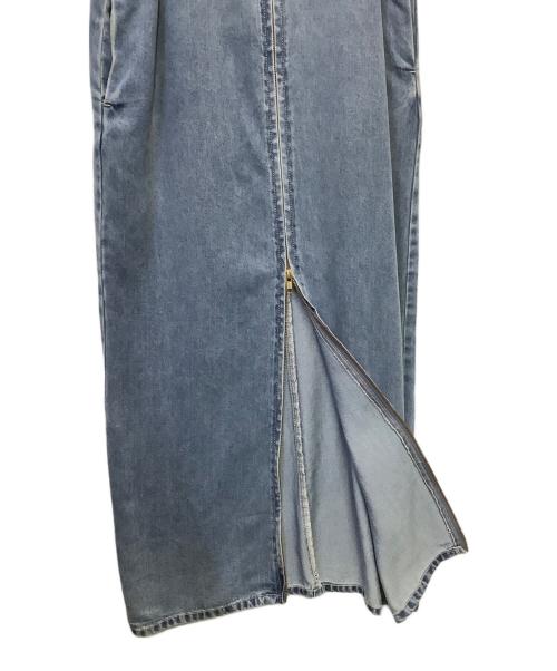 DOUDOU（ドゥドゥ）DOUDOU (ドゥドゥ) リヨセルデニムジャンスカ ブルー サイズ:38の古着・服飾アイテム