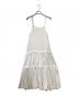 Loungedress (ラウンジドレス) サテンティアードキャミワンピース ホワイト サイズ:F：8000円