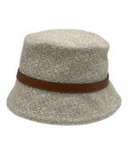 LOEWEロエベ）の古着「バケットハット（アナグラムジャカード＆カーフ）」｜アイボリー