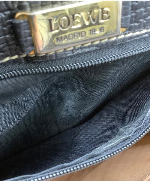 LOEWE（ロエベ）LOEWE (ロエベ) バルセロナ 2WAYバッグ ブラックの古着・服飾アイテム