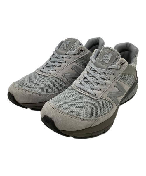 NEW BALANCE（ニューバランス）NEW BALANCE (ニューバランス) HAVEN (ヘイブン) 990v5 リフレクティブ スニーカー グレー サイズ:27.5㎝の古着・服飾アイテム