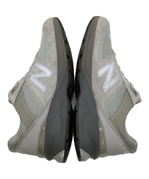 NEW BALANCE（ニューバランス）NEW BALANCE (ニューバランス) HAVEN (ヘイブン) 990v5 リフレクティブ スニーカー グレー サイズ:27.5㎝の古着・服飾アイテム