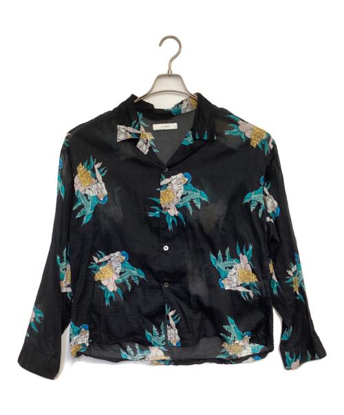 jieda（ジエダ）jieda (ジエダ) ALOHA LONE SHIRT（アロハ ローン シャツ） ブラック サイズ:2の古着・服飾アイテム