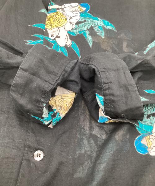 jieda（ジエダ）jieda (ジエダ) ALOHA LONE SHIRT（アロハ ローン シャツ） ブラック サイズ:2の古着・服飾アイテム