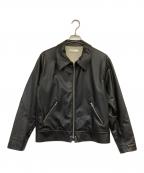 jiedaジエダ）の古着「ヴィーガンレザージャケット」｜ブラック