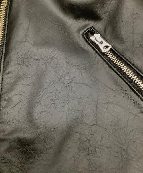 jieda（ジエダ）jieda (ジエダ) ヴィーガンレザージャケット ブラック サイズ:2の古着・服飾アイテム