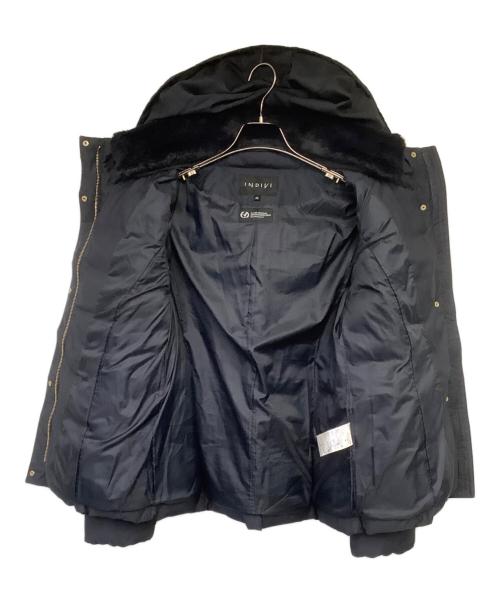 INDIVI（インディヴィ）INDIVI (インディヴィ) ダウンジャケット ネイビー サイズ:38の古着・服飾アイテム