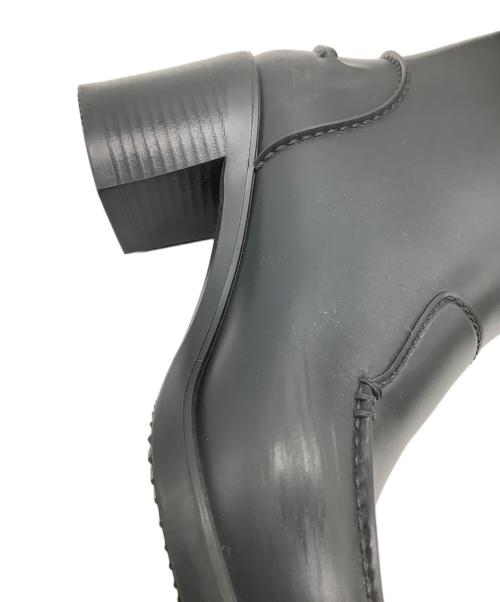 Salvatore Ferragamo（サルヴァトーレ フェラガモ）Salvatore Ferragamo (サルヴァトーレ フェラガモ) レインブーツ グレー サイズ:6の古着・服飾アイテム