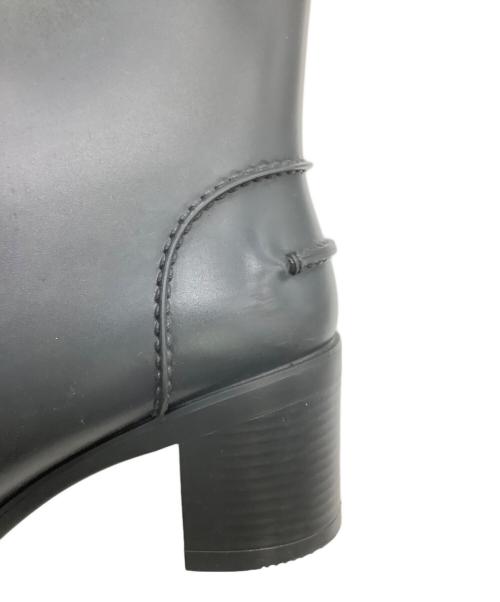 Salvatore Ferragamo（サルヴァトーレ フェラガモ）Salvatore Ferragamo (サルヴァトーレ フェラガモ) レインブーツ グレー サイズ:6の古着・服飾アイテム