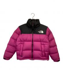 THE NORTH FACE（ザ ノース フェイス）の古着「Short Nuptse Jacket（ショートヌプシジャケット）」｜ピンク×ブラック