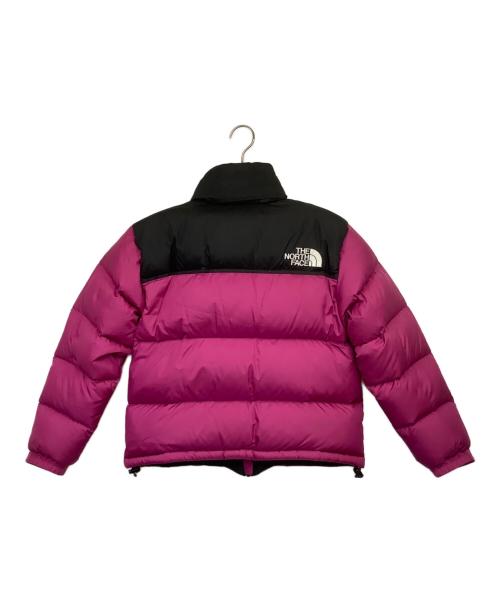 THE NORTH FACE（ザ ノース フェイス）THE NORTH FACE (ザ ノース フェイス) Short Nuptse Jacket（ショートヌプシジャケット） ピンク×ブラック サイズ:Lの古着・服飾アイテム