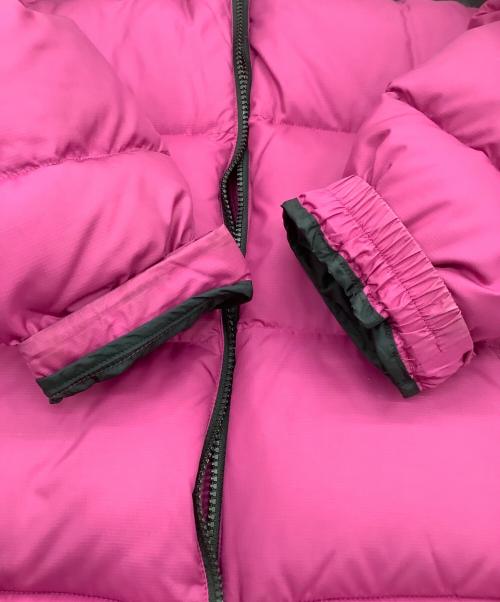 THE NORTH FACE（ザ ノース フェイス）THE NORTH FACE (ザ ノース フェイス) Short Nuptse Jacket（ショートヌプシジャケット） ピンク×ブラック サイズ:Lの古着・服飾アイテム