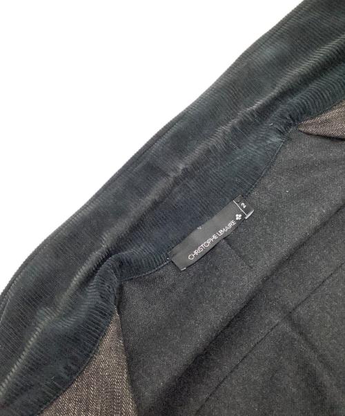 CHRISTOPHE LEMAIRE（クリストフ ルメール）CHRISTOPHE LEMAIRE (クリストフ ルメール) ジップアップデニムジャケット ブラック サイズ:2の古着・服飾アイテム