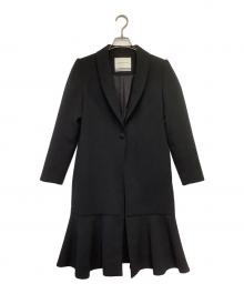 BORDERS at BALCONY（ボーダーズアットバルコニー）の古着「チェスターコート」｜ブラック