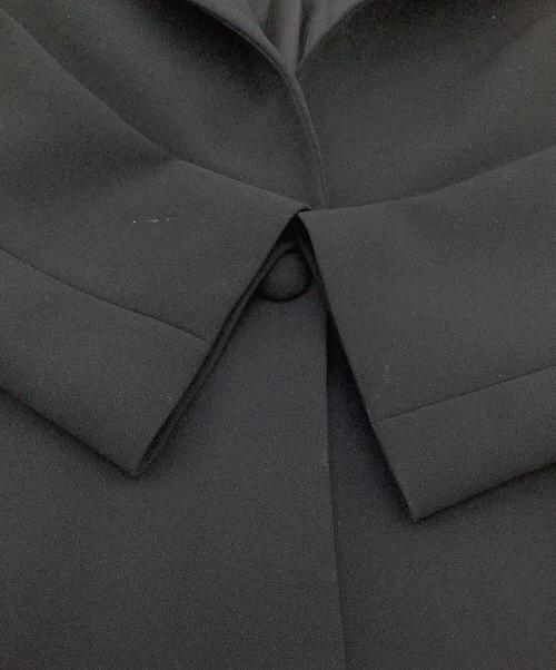 BORDERS at BALCONY（ボーダーズアットバルコニー）BORDERS at BALCONY (ボーダーズアットバルコニー) チェスターコート ブラック サイズ:36の古着・服飾アイテム