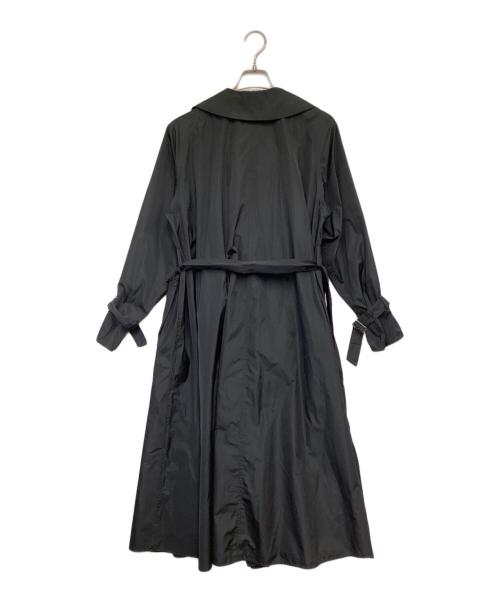 Loulou Willoughby（ルルウィルビー）Loulou Willoughby (ルルウィルビー) タフタフレアーラインアップコート ブラック サイズ:1の古着・服飾アイテム