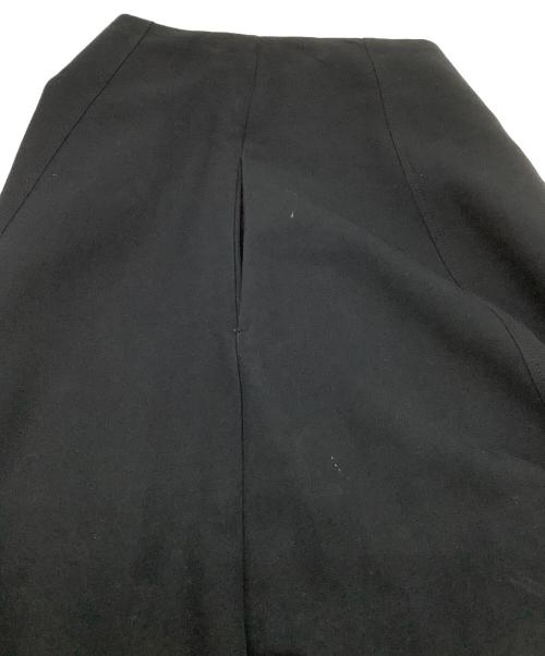 SEVEN TEN by MIHO KAWAHITO（セブン テン バイ ミホ カワヒト）SEVEN TEN by MIHO KAWAHITO (セブン テン バイ ミホ カワヒト) ダブルクロスベーシックスカート ブラック サイズ:Sの古着・服飾アイテム