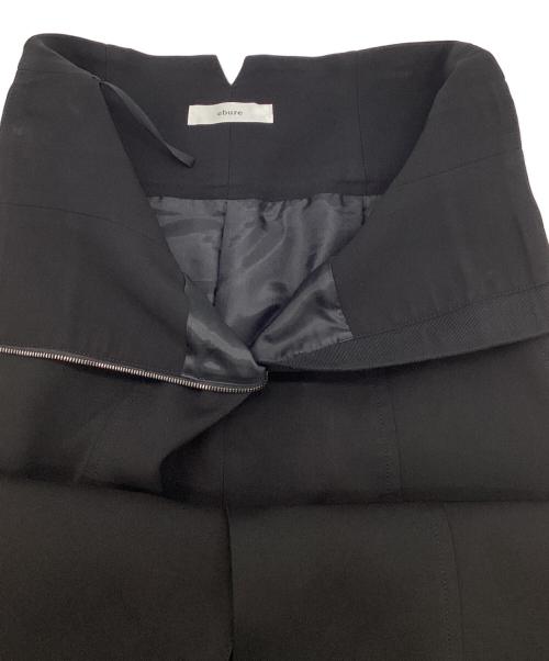 ebure（エブール）ebure (エブール) ストレッチフロントジップロングスカート ブラック サイズ:36の古着・服飾アイテム