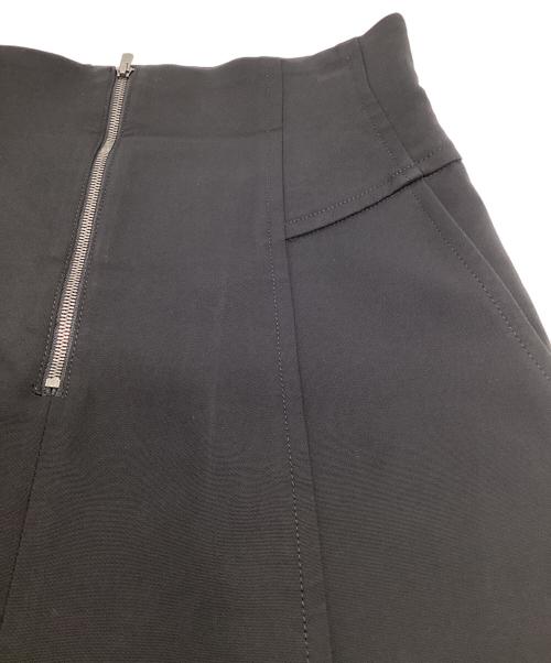 ebure（エブール）ebure (エブール) ストレッチフロントジップロングスカート ブラック サイズ:36の古着・服飾アイテム