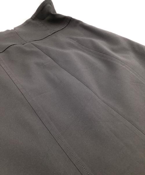 ebure（エブール）ebure (エブール) ストレッチフロントジップロングスカート ブラック サイズ:36の古着・服飾アイテム