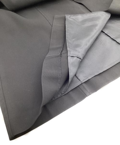 ebure（エブール）ebure (エブール) ストレッチフロントジップロングスカート ブラック サイズ:36の古着・服飾アイテム