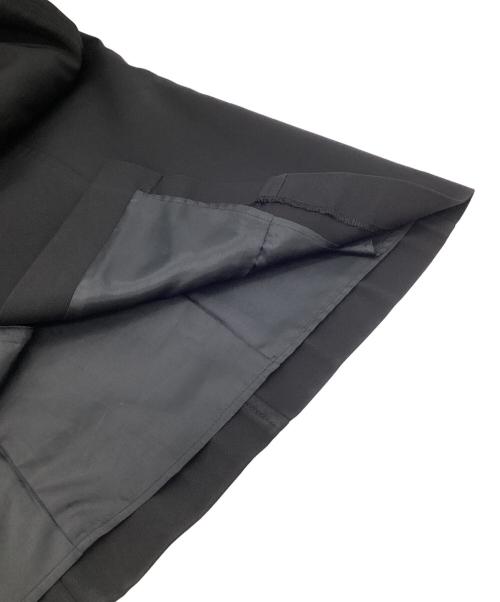 ebure（エブール）ebure (エブール) ストレッチフロントジップロングスカート ブラック サイズ:36の古着・服飾アイテム