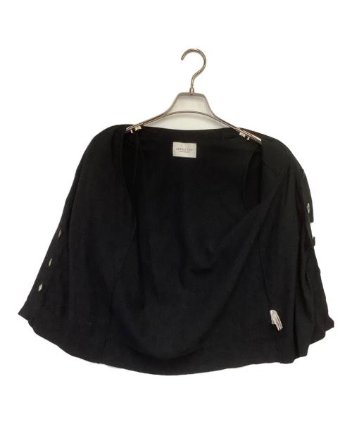 SEVEN TEN by MIHO KAWAHITO（セブン テン バイ ミホ カワヒト）SEVEN TEN by MIHO KAWAHITO (セブン テン バイ ミホ カワヒト) ケープカーディガン ブラック サイズ:Sの古着・服飾アイテム