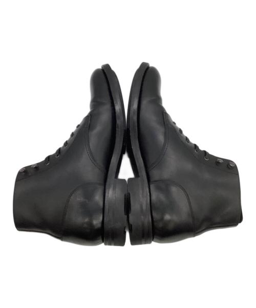 Jalan Sriwijaya（ジャランスリウァヤ）Jalan Sriwijaya (ジャランスリウァヤ) プレーントゥ レースアップブーツ ブラック サイズ:UK6.5の古着・服飾アイテム