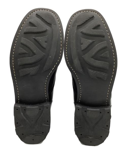 Jalan Sriwijaya（ジャランスリウァヤ）Jalan Sriwijaya (ジャランスリウァヤ) プレーントゥ レースアップブーツ ブラック サイズ:UK6.5の古着・服飾アイテム