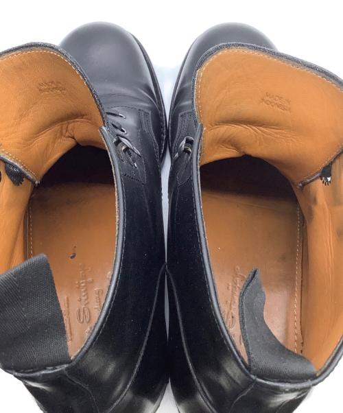 Jalan Sriwijaya（ジャランスリウァヤ）Jalan Sriwijaya (ジャランスリウァヤ) プレーントゥ レースアップブーツ ブラック サイズ:UK6.5の古着・服飾アイテム