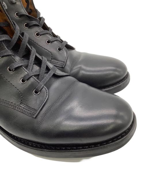 Jalan Sriwijaya（ジャランスリウァヤ）Jalan Sriwijaya (ジャランスリウァヤ) プレーントゥ レースアップブーツ ブラック サイズ:UK6.5の古着・服飾アイテム