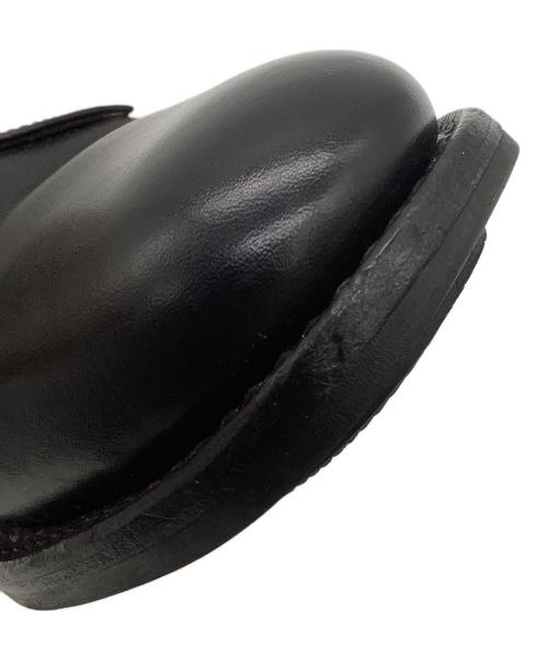 Jalan Sriwijaya（ジャランスリウァヤ）Jalan Sriwijaya (ジャランスリウァヤ) プレーントゥ レースアップブーツ ブラック サイズ:UK6.5の古着・服飾アイテム