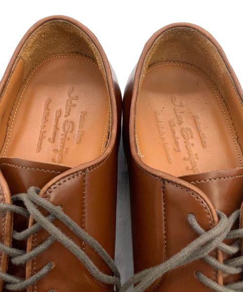 Jalan Sriwijaya（ジャランスリウァヤ）Jalan Sriwijaya (ジャランスリウァヤ) プレーントゥシューズ ブラウン サイズ:UK6.5の古着・服飾アイテム