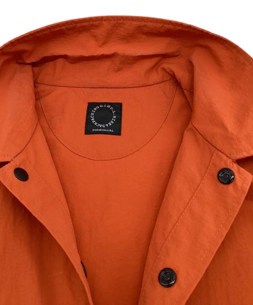 山と道（ヤマトミチ）山と道 (ヤマトミチ) TASLAN コーチジャケット オレンジ サイズ:M（ユニセックス）の古着・服飾アイテム