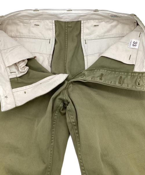DUCK DIGGER WAREHOUSE（ダックディガー ウェアハウス）DUCK DIGGER WAREHOUSE (ダックディガー ウェアハウス) チノパンツ カーキ サイズ:33の古着・服飾アイテム
