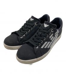 EMPORIO ARMANI（エンポリオ アルマーニ）の古着「ローカットスニーカー」｜ネイビー