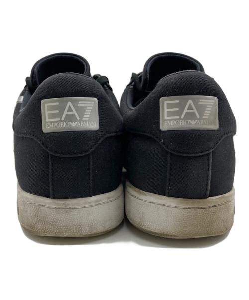 EMPORIO ARMANI（エンポリオ アルマーニ）EMPORIO ARMANI (エンポリオ アルマーニ) ローカットスニーカー ネイビー サイズ:7.5の古着・服飾アイテム