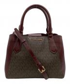 MICHAEL KORSマイケル・コース）の古着「2WAYバッグ」｜レッド×ブラウン